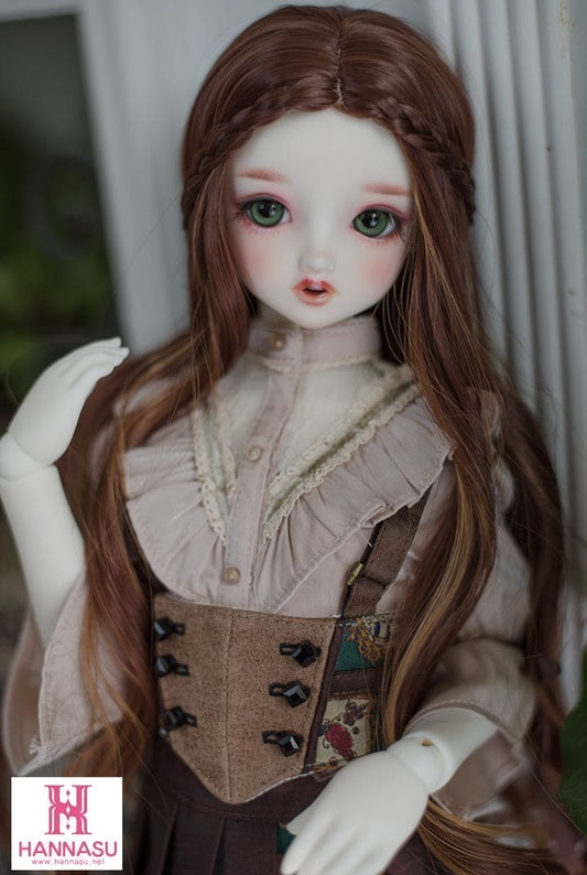 【HANNASU】 HW-1079 娃用假髮 多色 / 8~9吋 BJD DD 1/3 MDD - 紀物書館+JiWu Bookstore