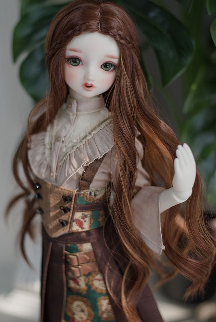 【HANNASU】 HW-1079 娃用假髮 多色 / 8~9吋 BJD DD 1/3 MDD - 紀物書館+JiWu Bookstore