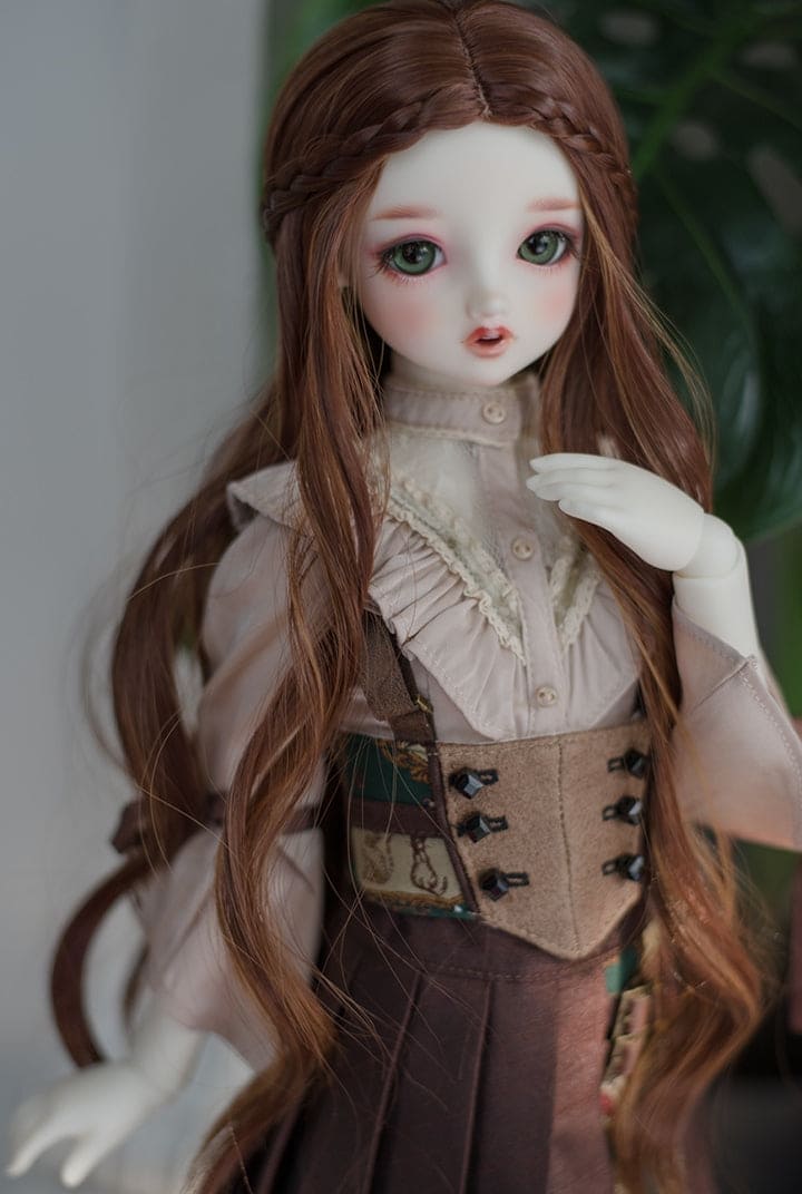 【HANNASU】 HW-1079 娃用假髮 多色 / 8~9吋 BJD DD 1/3 MDD - 紀物書館+JiWu Bookstore