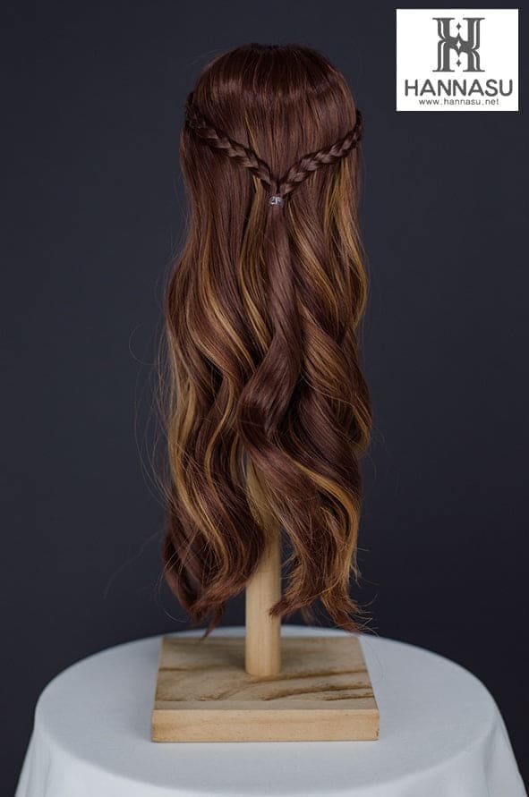 【HANNASU】 HW-1079 娃用假髮 多色 / 8~9吋 BJD DD 1/3 MDD - 紀物書館+JiWu Bookstore