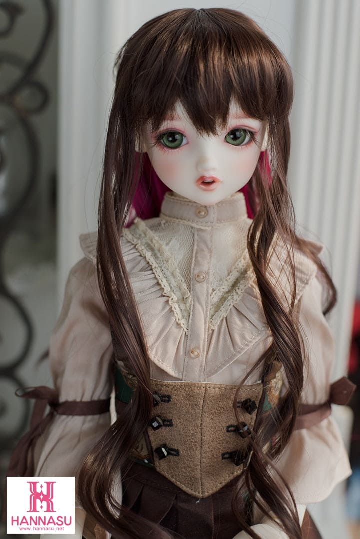 【HANNASU】HW-1080 娃用假髮 多色 / 9~10吋 BJD DD 1/3 MDD - 紀物書館+JiWu Bookstore
