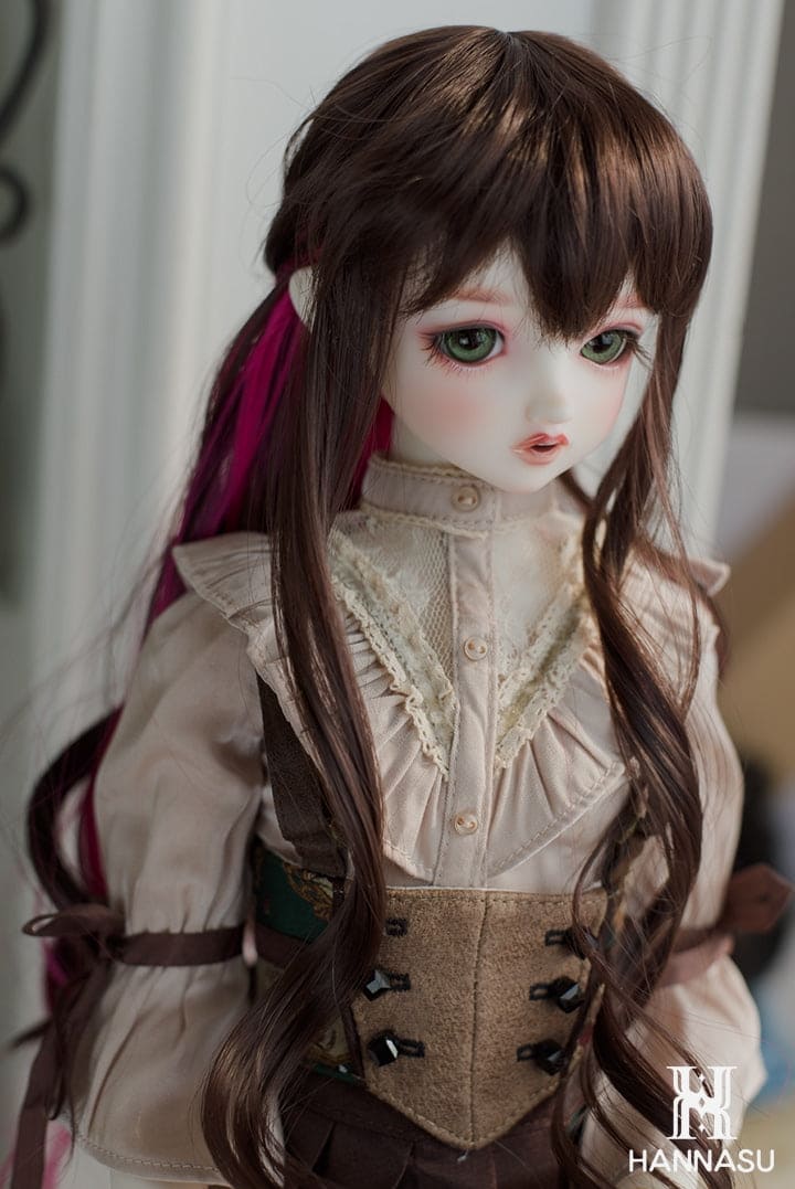 【HANNASU】HW-1080 娃用假髮 多色 / 9~10吋 BJD DD 1/3 MDD - 紀物書館+JiWu Bookstore