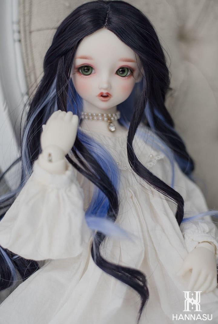 【HANNASU】HW-1082 娃用假髮 多色 / 8~9吋 BJD DD 1/3 MDD - 紀物書館+JiWu Bookstore