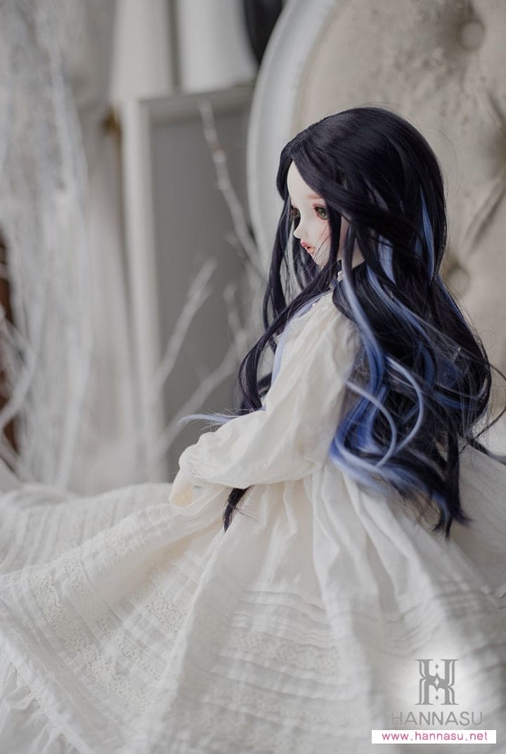【HANNASU】HW-1082 娃用假髮 多色 / 8~9吋 BJD DD 1/3 MDD - 紀物書館+JiWu Bookstore