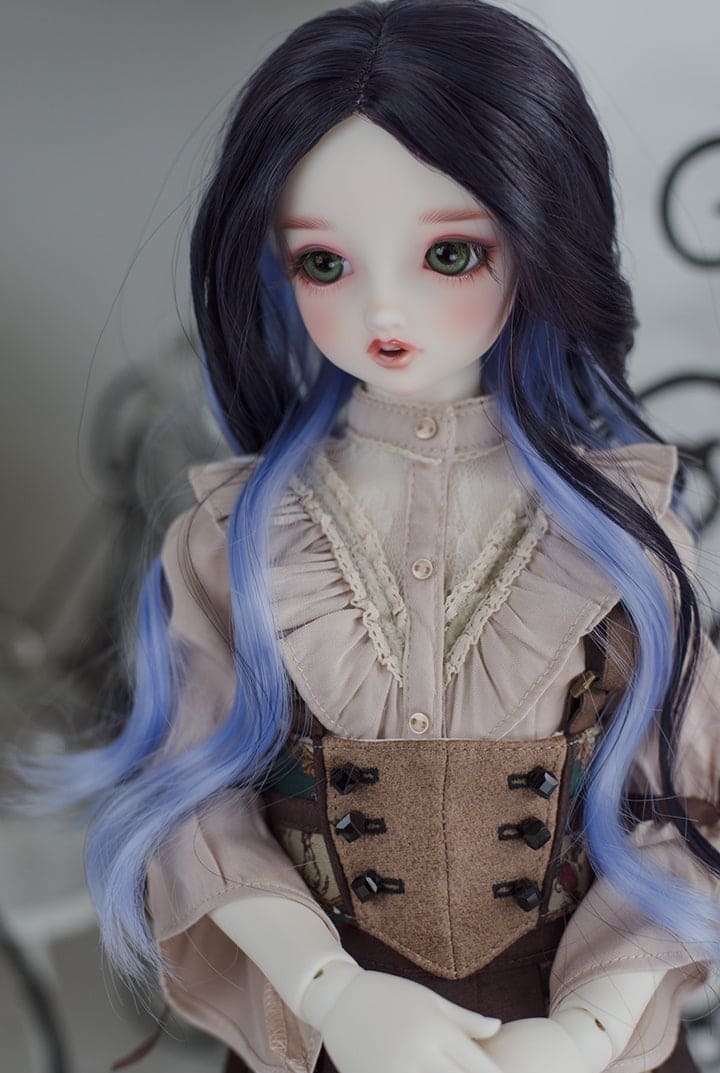 【HANNASU】HW-1082 娃用假髮 多色 / 7~8吋 BJD AZO2 iMda3.0 1/4 - 紀物書館+JiWu Bookstore