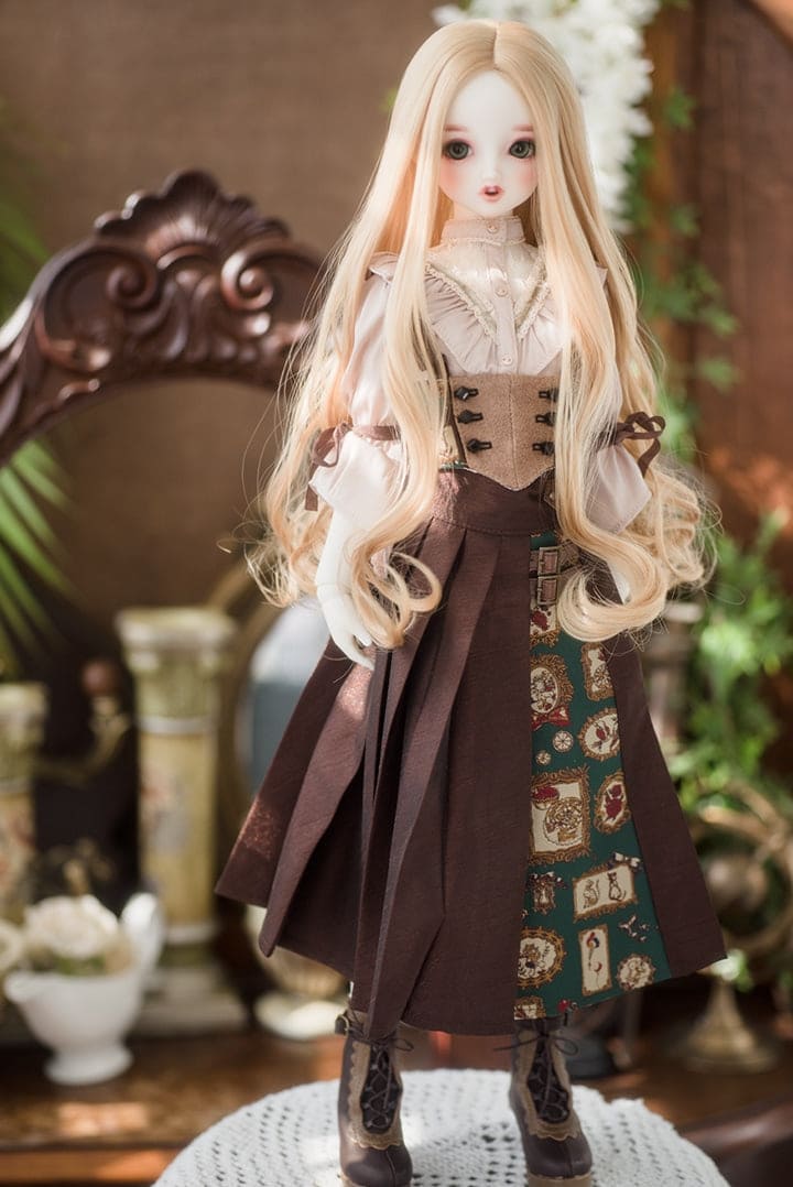 【HANNASU】HW-1094 娃用假髮 多色 / 9~10吋 BJD DD 1/3 MDD - 紀物書館+JiWu Bookstore