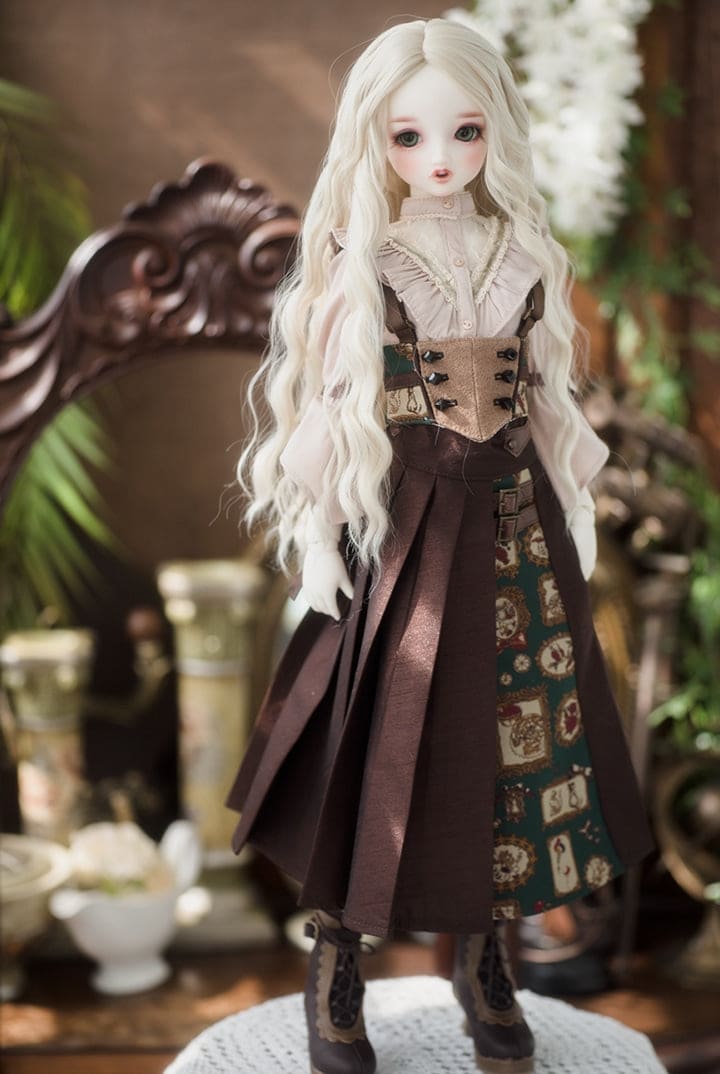 【HANNASU】HW-1097 娃用假髮 多色 / 9~10吋 BJD DD 1/3 MDD - 紀物書館+JiWu Bookstore