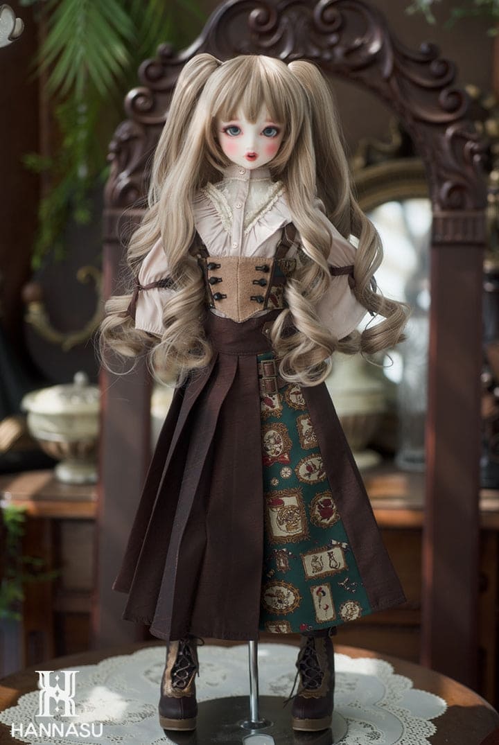 【HANNASU】HW-1101 娃用假髮 多色 / 8~9吋 BJD DD 3分 MDD