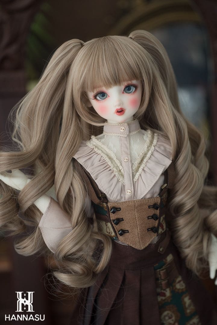 【HANNASU】HW-1101 娃用假髮 多色 / 8~9吋 BJD DD 3分 MDD