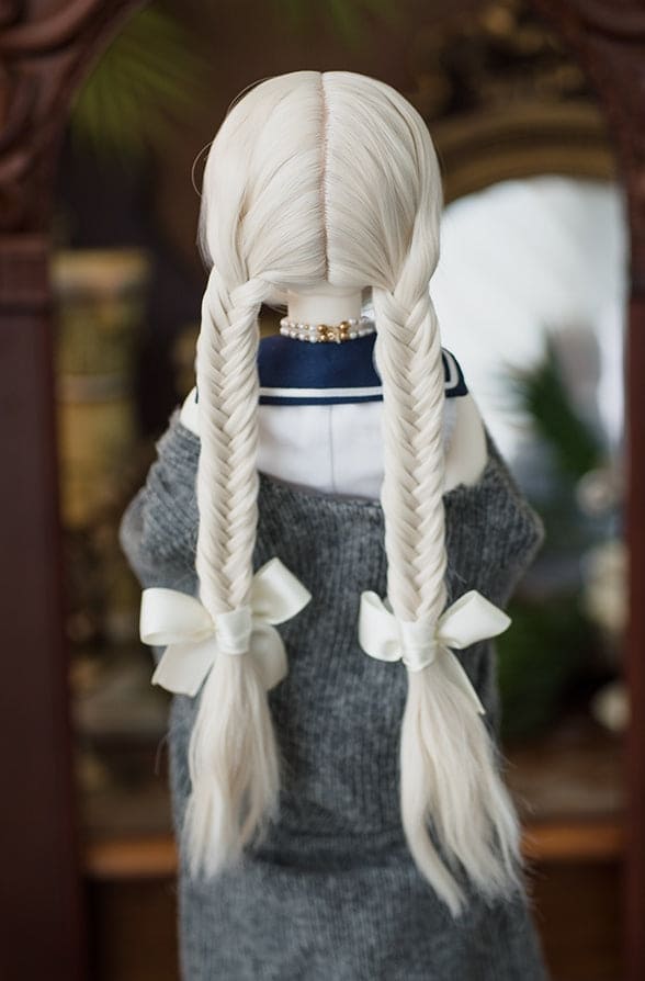 【HANNASU】HW-1107 娃用假髮 多色 / 9~10吋 BJD DD 1/3 MDD - 紀物書館+JiWu Bookstore