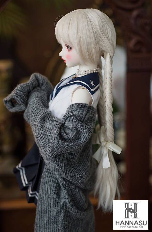 【HANNASU】HW-1107 娃用假髮 多色 / 9~10吋 BJD DD 1/3 MDD - 紀物書館+JiWu Bookstore