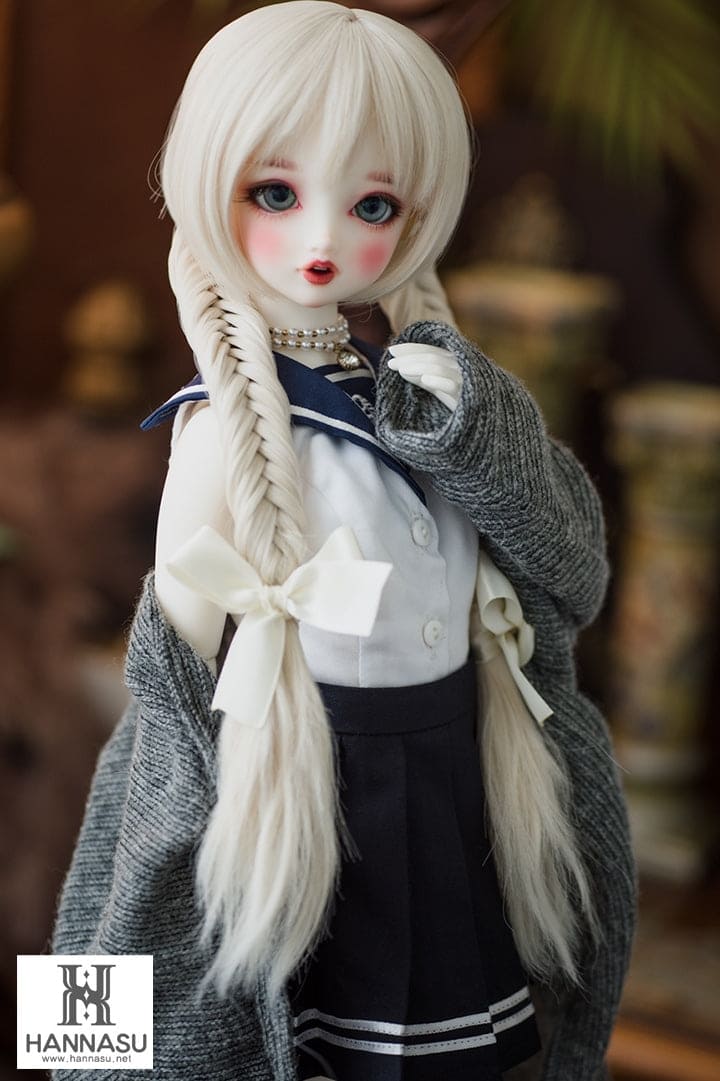 【HANNASU】HW-1107 娃用假髮 多色 / 7~8吋 BJD AZO2 iMda3.0 1/4 - 紀物書館+JiWu Bookstore