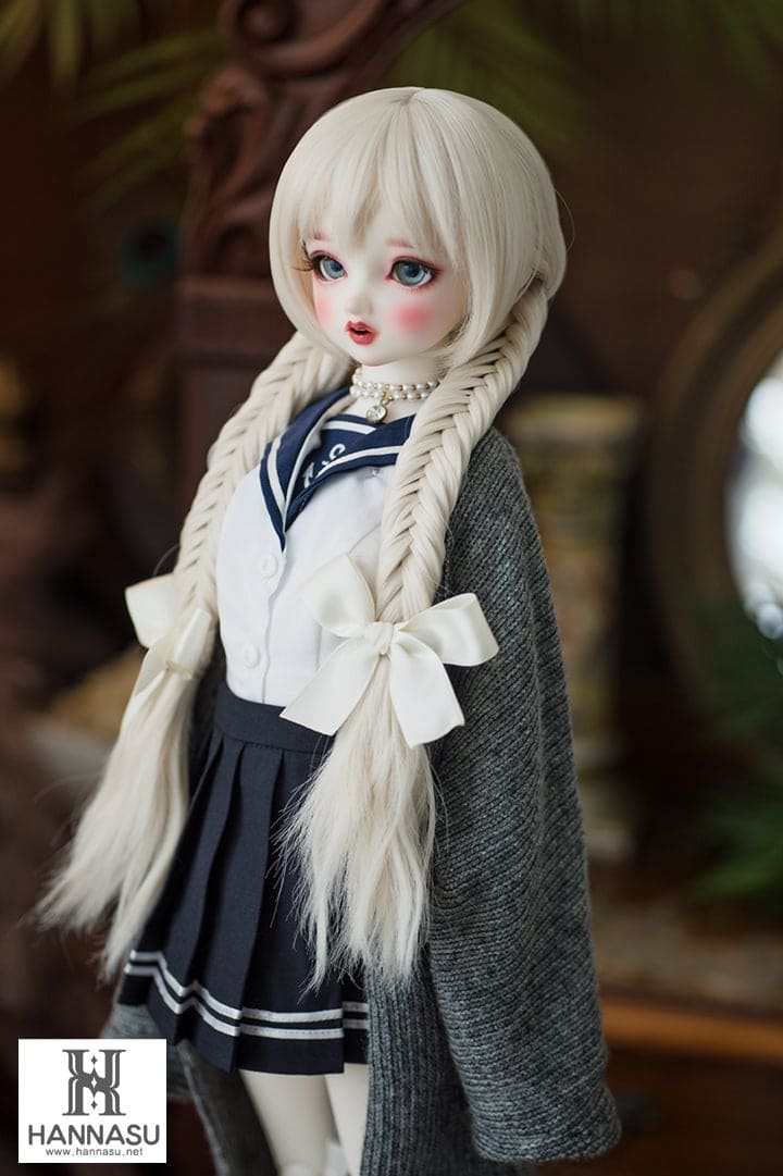 【HANNASU】HW-1107 娃用假髮 多色 / 9~10吋 BJD DD 1/3 MDD - 紀物書館+JiWu Bookstore