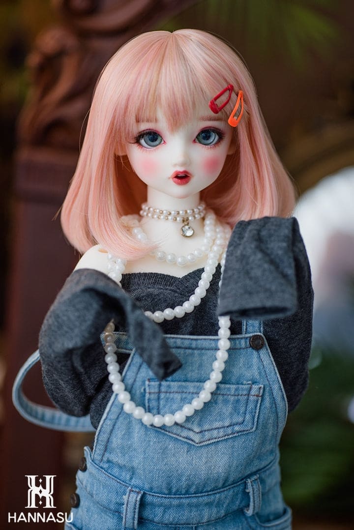 【HANNASU】HW-1110 娃用假髮 多色 / 6~7吋 BJD YoSD Angel Philia 1/6 - 紀物書館+JiWu Bookstore