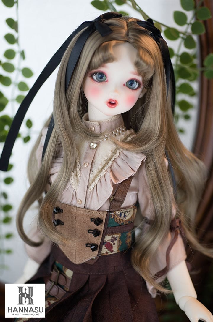 【HANNASU】HW-1113 娃用假髮 多色 / 7~8吋 BJD AZO2 iMda3.0 1/4 - 紀物書館+JiWu Bookstore