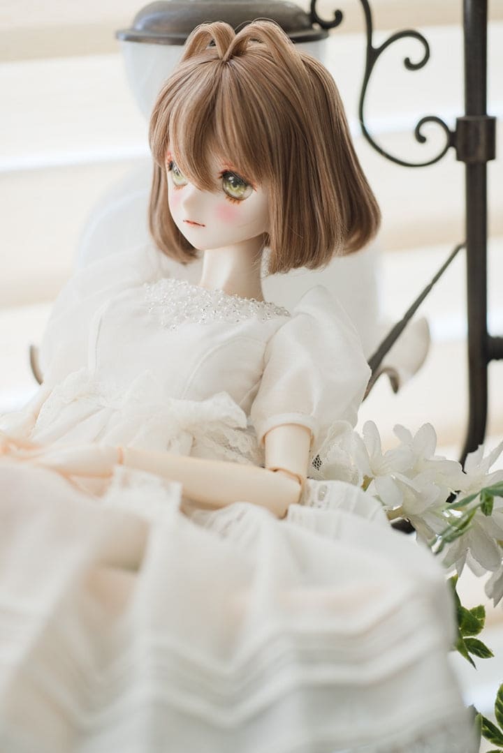 【HANNASU】HW-1117 娃用假髮 多色 / 8~9吋 BJD DD 1/3 MDD - 紀物書館+JiWu Bookstore