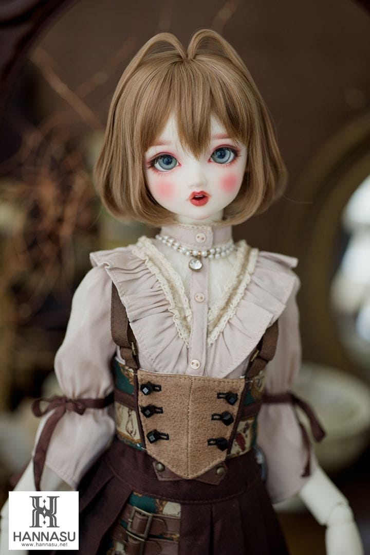 【HANNASU】HW-1117 娃用假髮 多色 / 6~7吋 BJD YoSD Angel Philia 1/6 - 紀物書館+JiWu Bookstore
