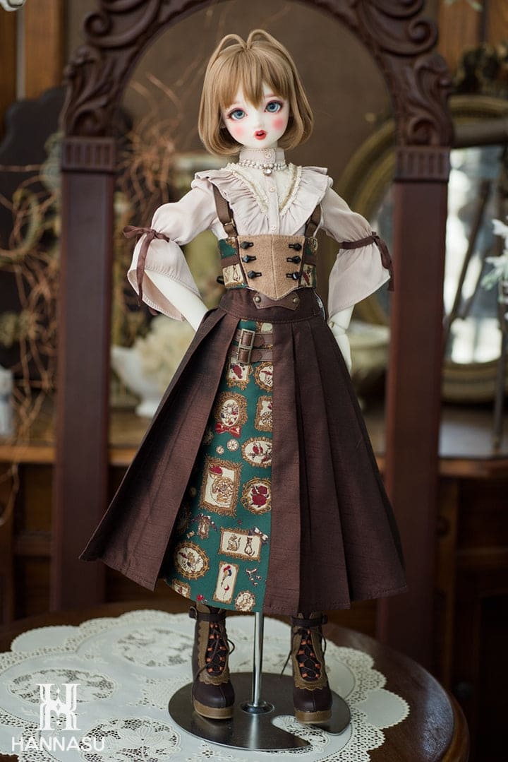 【HANNASU】HW-1117 娃用假髮 多色 / 9~10吋 BJD DD 1/3 MDD - 紀物書館+JiWu Bookstore