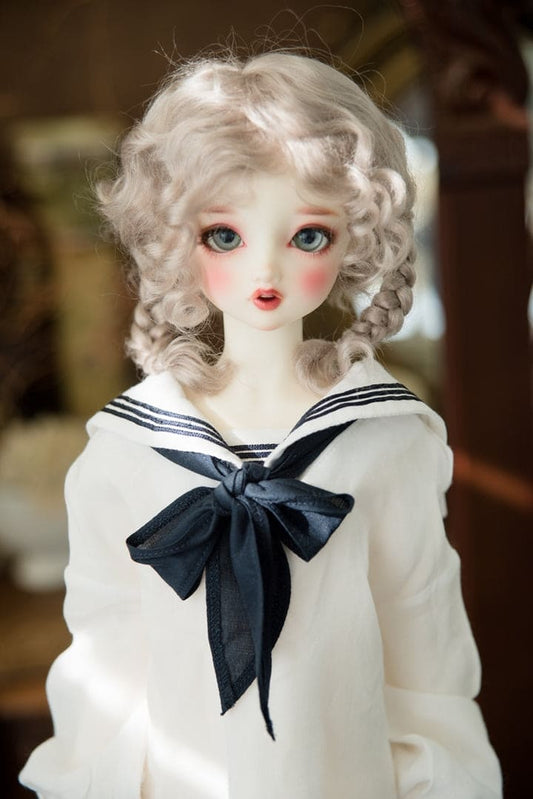 【HANNASU】HW-1126 娃用假髮 多色 / 7~8吋 BJD AZO2 iMda3.0 1/4 - 紀物書館+JiWu Bookstore