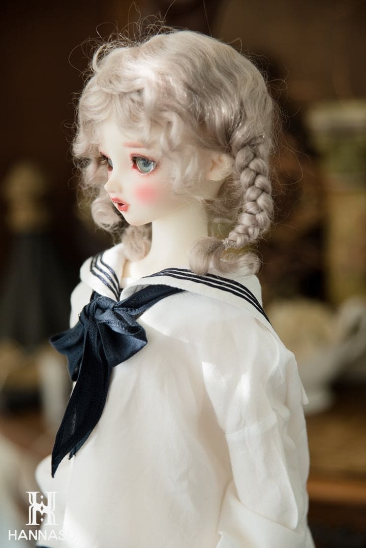 【HANNASU】HW-1126 娃用假髮 多色 / 7~8吋 BJD AZO2 iMda3.0 1/4 - 紀物書館+JiWu Bookstore
