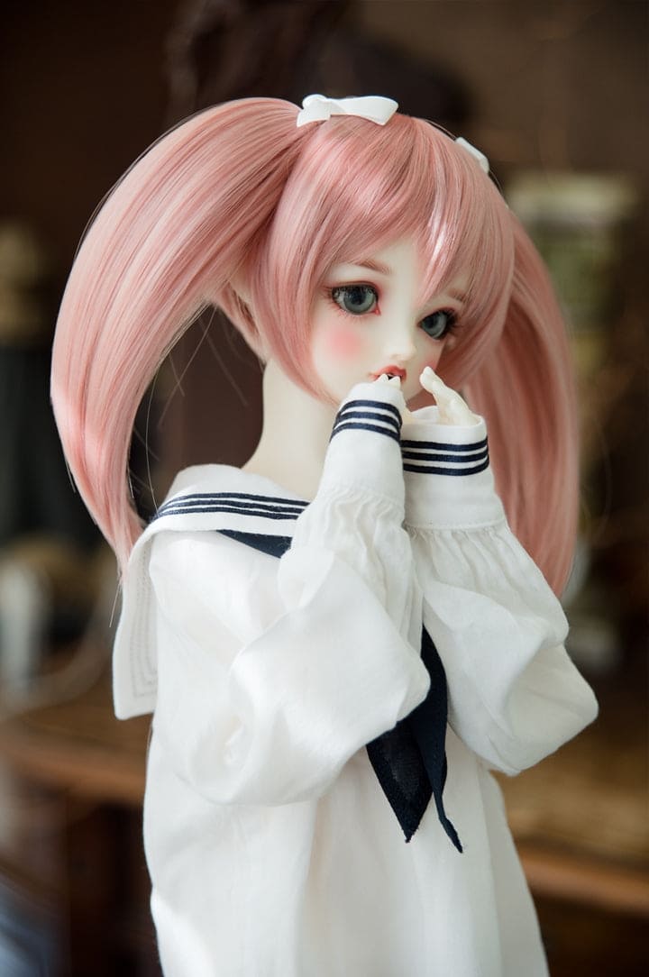 【HANNASU】HW-1128 娃用假髮 多色 多尺寸 預購 / BJD 6分 4分 3分 DD MDD AngelPhilia AZONE