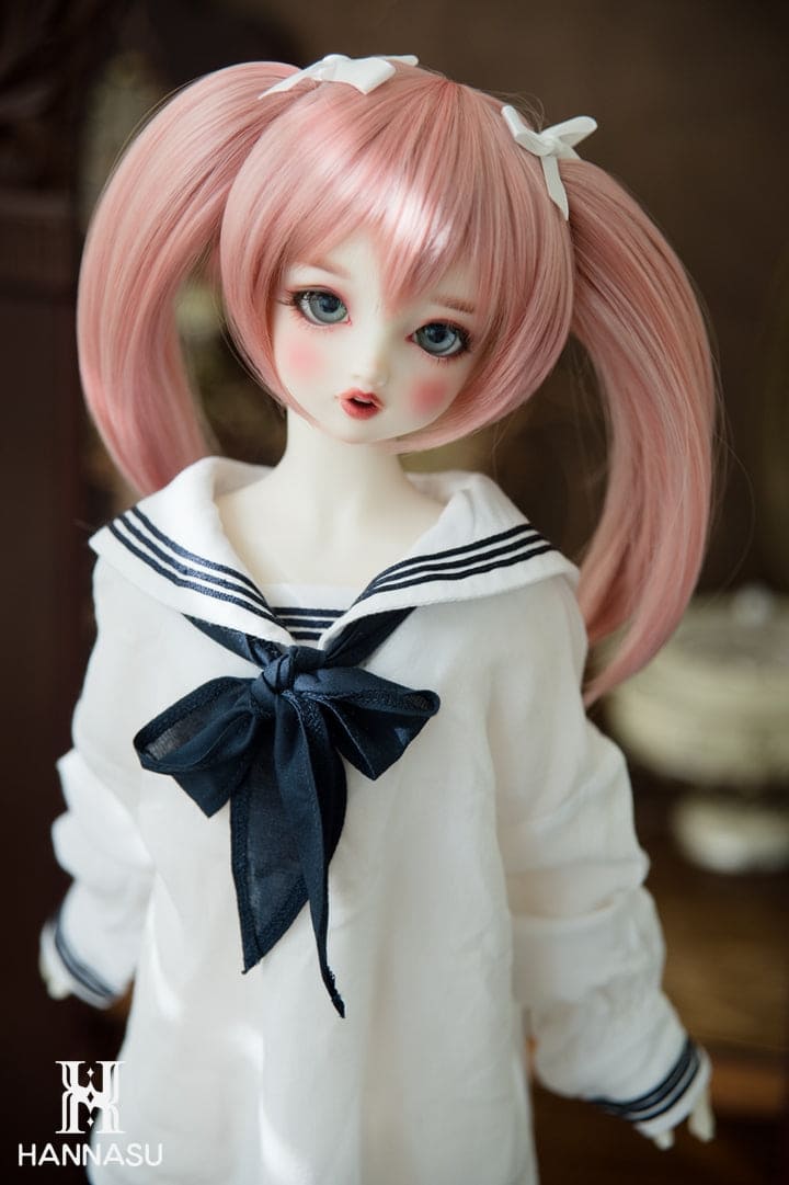 【HANNASU】HW-1128 娃用假髮 多色 多尺寸 預購 / BJD 6分 4分 3分 DD MDD AngelPhilia AZONE