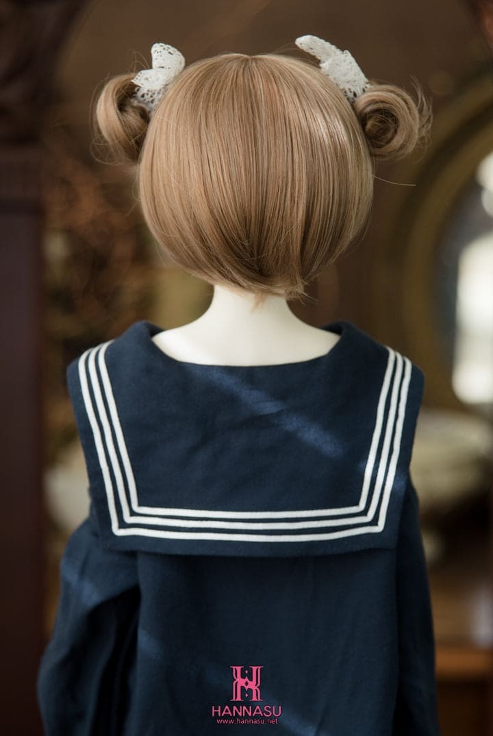 【HANNASU】 HW-1129 娃用假髮 多色 / 8~9吋 BJD DD 1/3 MDD - 紀物書館+JiWu Bookstore