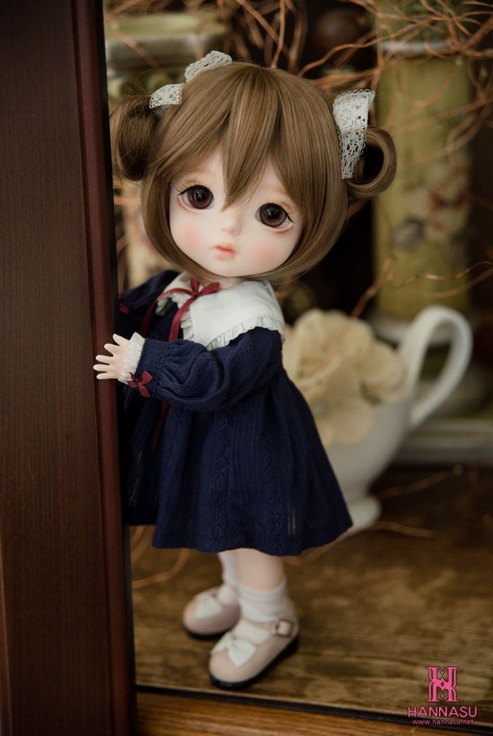 【HANNASU】HW-1129 娃用假髮 多色 多尺寸 預購 / BJD 6分 4分 3分 DD MDD AngelPhilia AZONE