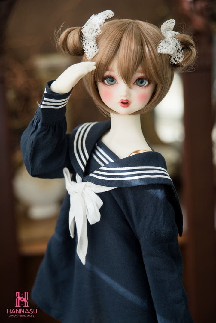 【HANNASU】 HW-1129 娃用假髮 多色 / 8~9吋 BJD DD 1/3 MDD - 紀物書館+JiWu Bookstore