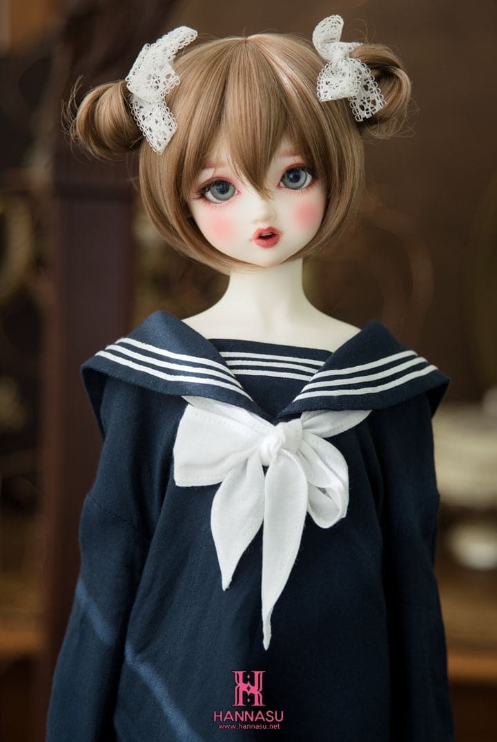 【HANNASU】 HW-1129 娃用假髮 多色 / 8~9吋 BJD DD 1/3 MDD - 紀物書館+JiWu Bookstore