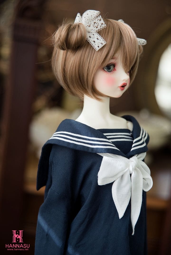 【HANNASU】 HW-1129 娃用假髮 多色 / 8~9吋 BJD DD 1/3 MDD - 紀物書館+JiWu Bookstore