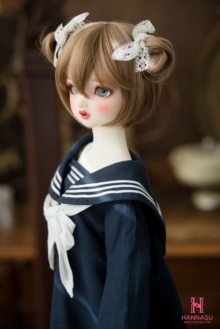 【HANNASU】 HW-1129 娃用假髮 多色 / 8~9吋 BJD DD 1/3 MDD - 紀物書館+JiWu Bookstore