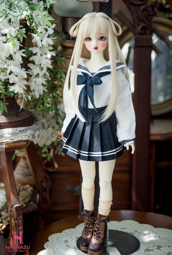 【HANNASU】HW-1132 娃用假髮 多色 / 7~8吋 BJD AZO2 iMda3.0 1/4 - 紀物書館+JiWu Bookstore