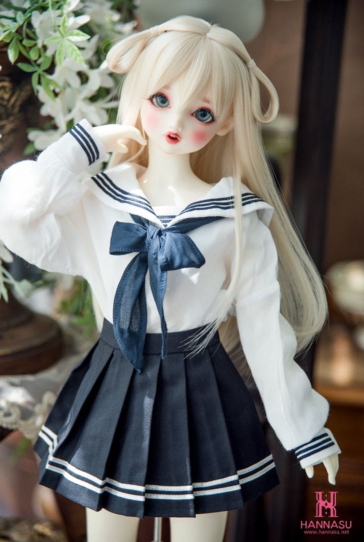 【HANNASU】HW-1132 娃用假髮 多色 / 7~8吋 BJD AZO2 iMda3.0 1/4 - 紀物書館+JiWu Bookstore