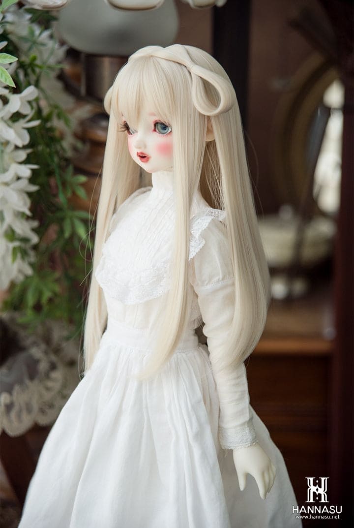 【HANNASU】HW-1132 娃用假髮 多色 / 7~8吋 BJD AZO2 iMda3.0 1/4 - 紀物書館+JiWu Bookstore