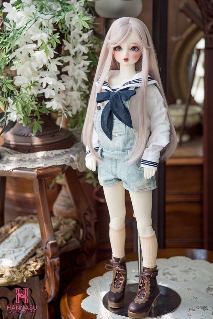 【HANNASU】 HW-1133 娃用假髮 多色 / 8~9吋 BJD DD 1/3 MDD - 紀物書館+JiWu Bookstore
