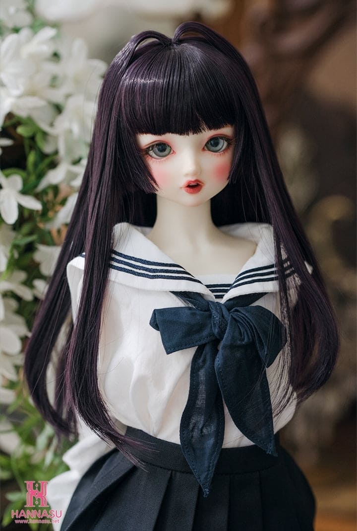 【HANNASU】 HW-1136 娃用假髮 多色 / 8~9吋 BJD DD 1/3 MDD - 紀物書館+JiWu Bookstore