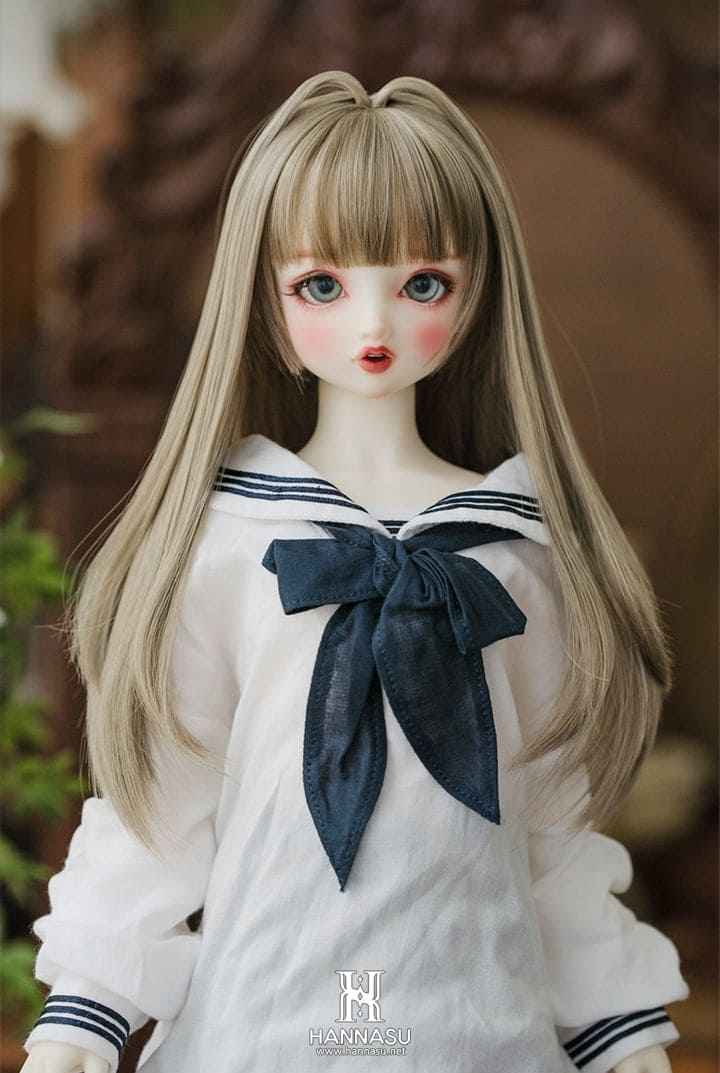 【HANNASU】 HW-1136 娃用假髮 多色 / 8~9吋 BJD DD 1/3 MDD - 紀物書館+JiWu Bookstore