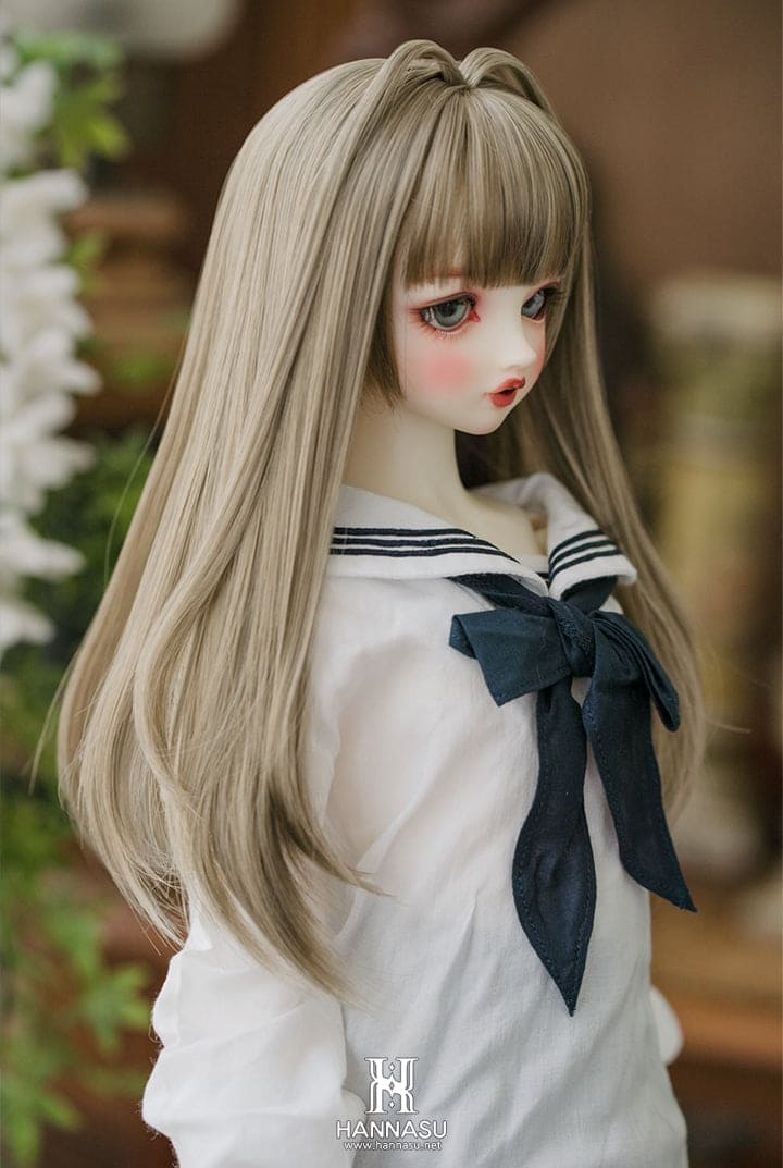 【HANNASU】 HW-1136 娃用假髮 多色 / 8~9吋 BJD DD 1/3 MDD - 紀物書館+JiWu Bookstore