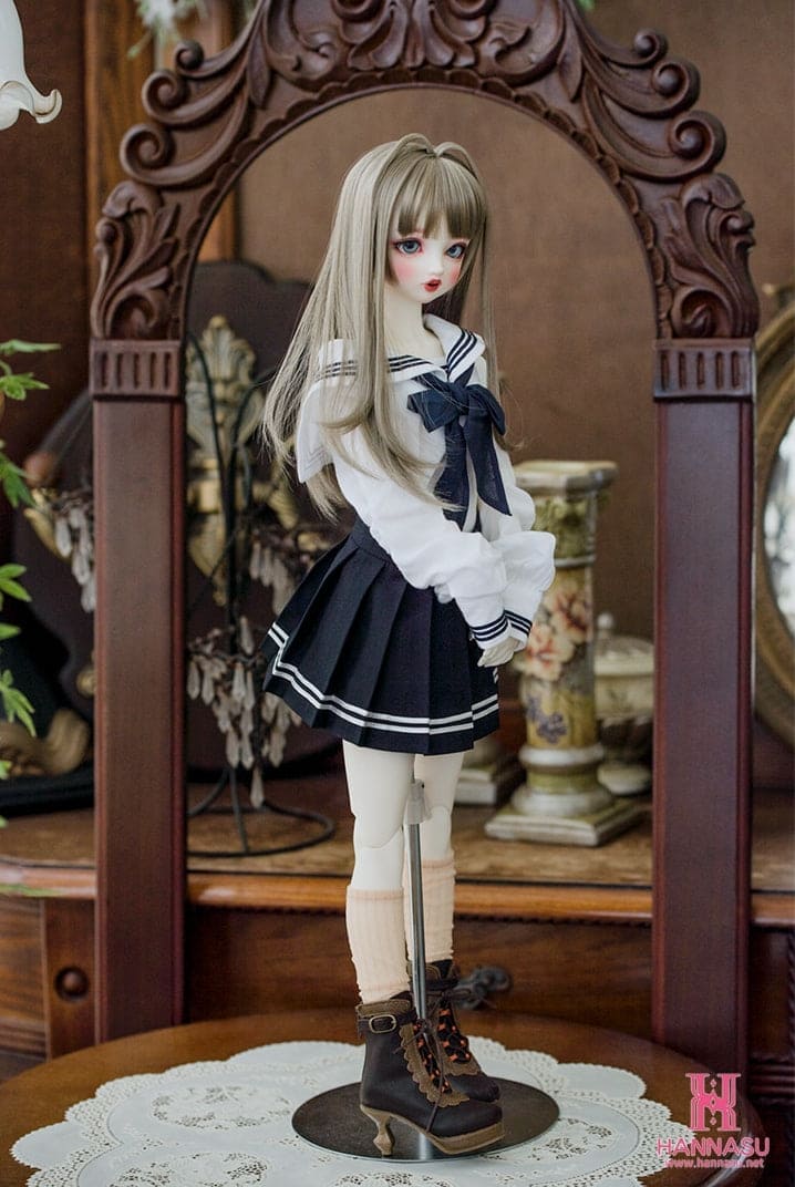【HANNASU】 HW-1136 娃用假髮 多色 / 8~9吋 BJD DD 1/3 MDD - 紀物書館+JiWu Bookstore