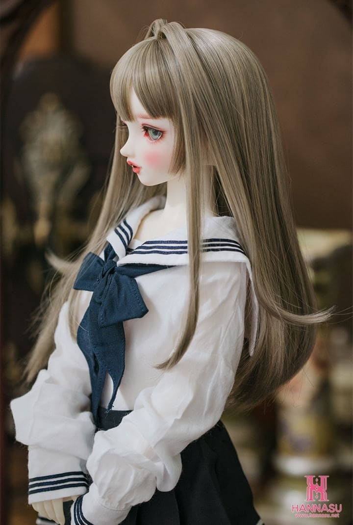 【HANNASU】 HW-1136 娃用假髮 多色 / 8~9吋 BJD DD 1/3 MDD - 紀物書館+JiWu Bookstore