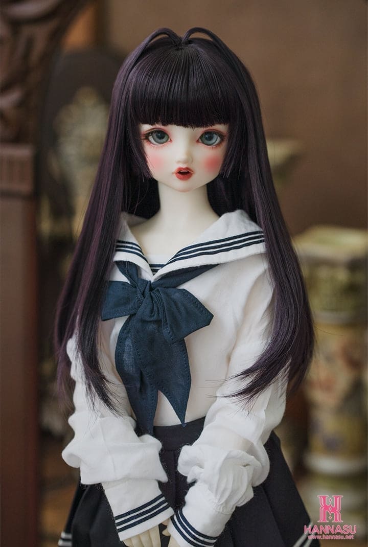 【HANNASU】 HW-1136 娃用假髮 多色 / 8~9吋 BJD DD 1/3 MDD - 紀物書館+JiWu Bookstore