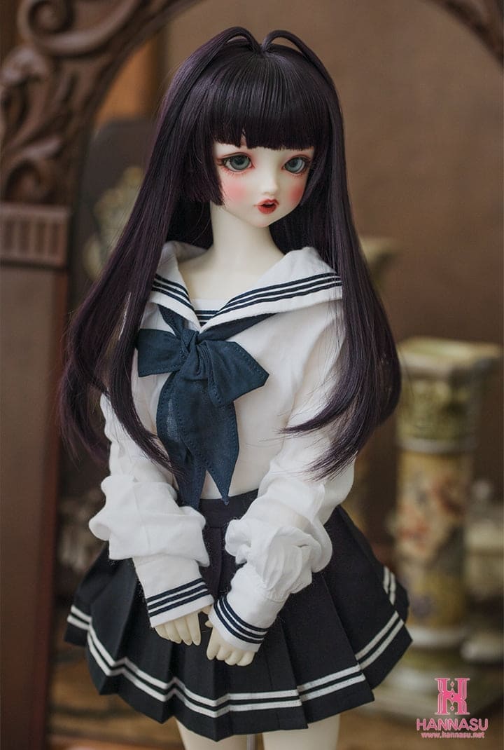 【HANNASU】 HW-1136 娃用假髮 多色 / 8~9吋 BJD DD 1/3 MDD - 紀物書館+JiWu Bookstore