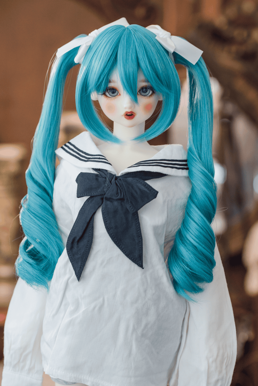【HANNASU】 HW-1138 娃用假髮 多色 / 8~9吋 BJD DD 1/3 MDD - 紀物書館+JiWu Bookstore