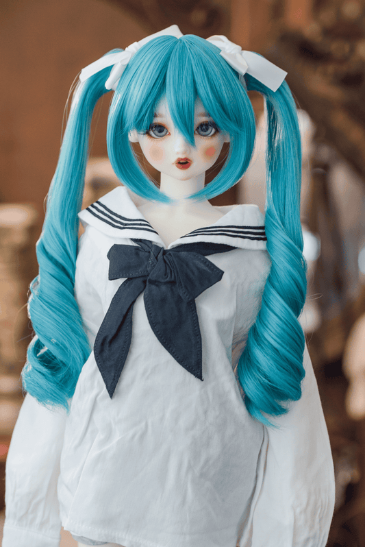 【HANNASU】 HW-1138 娃用假髮 多色 / 8~9吋 BJD DD 1/3 MDD - 紀物書館+JiWu Bookstore