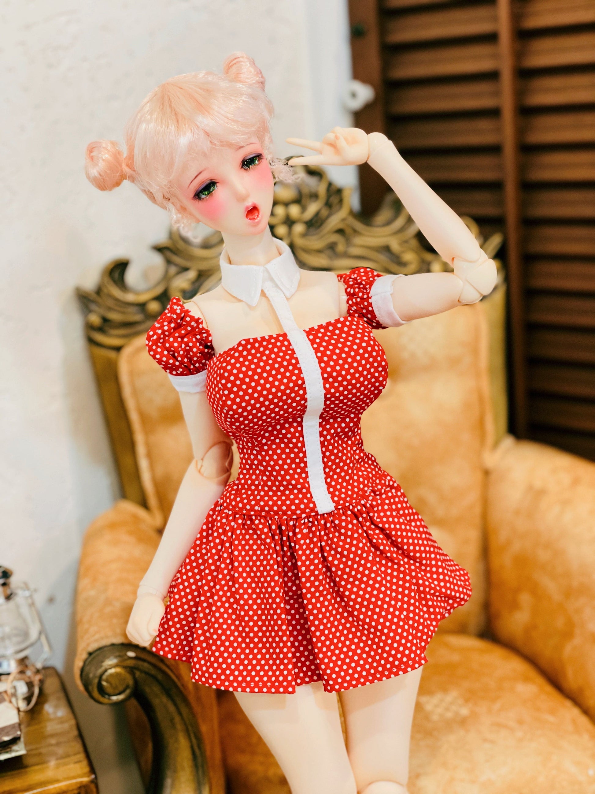 【Fatiao Doll Shop】FWF-466 娃用假髮 多色 / 6-7吋 BJD 6分 iMda2.6 - 紀物書館+JiWu Bookstore