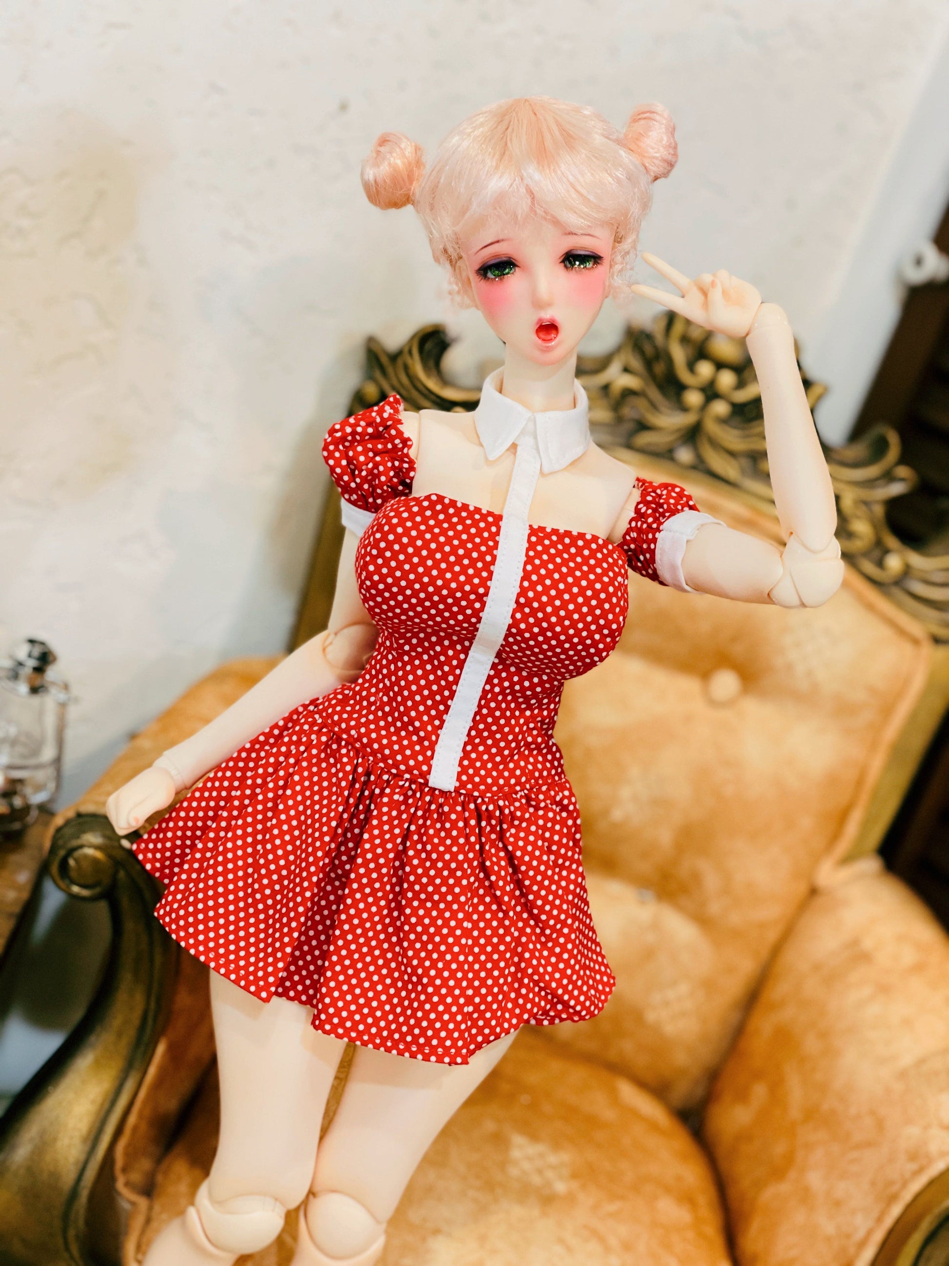 【Fatiao Doll Shop】FWF-466 娃用假髮 多色 / 6-7吋 BJD 6分 iMda2.6 - 紀物書館+JiWu Bookstore