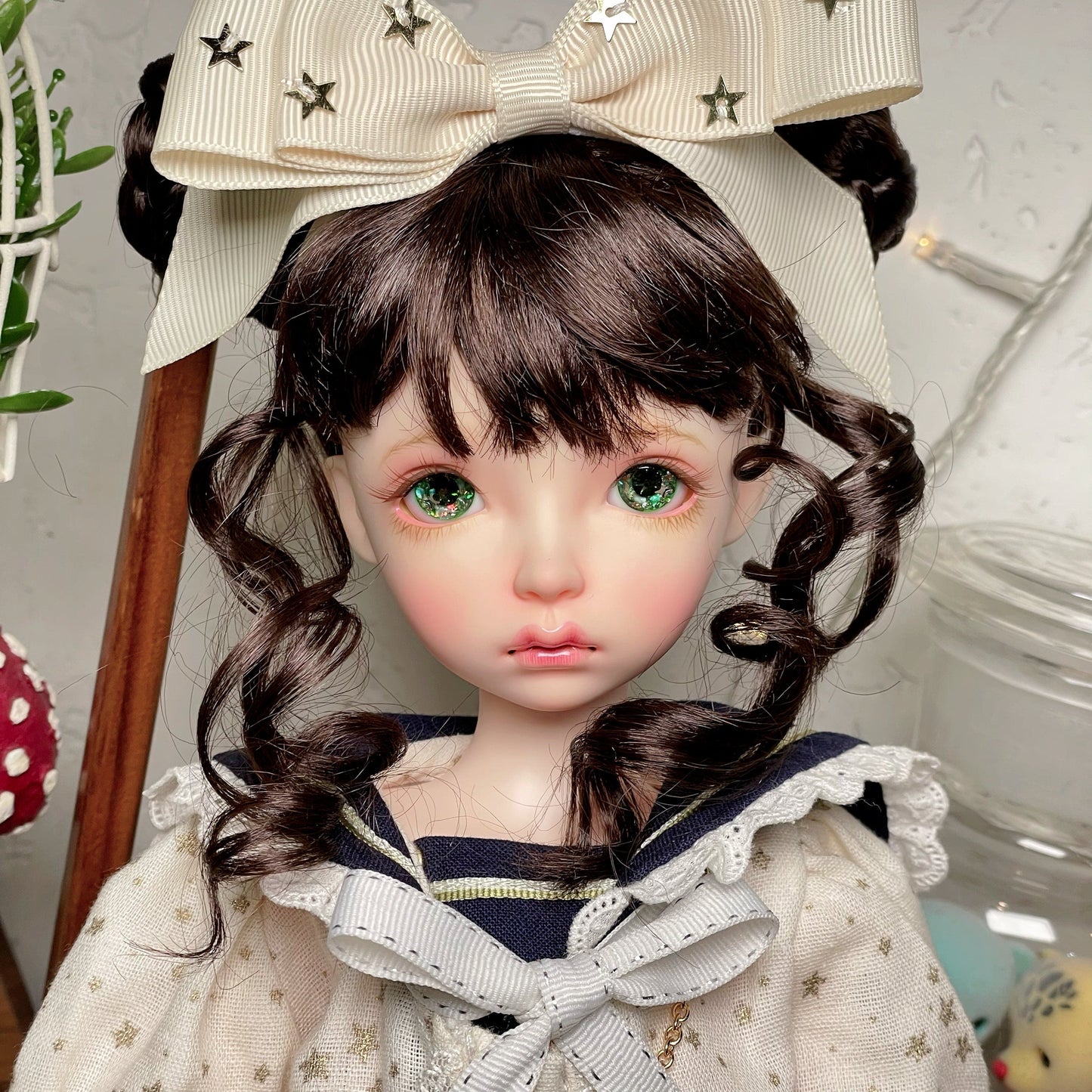 【Dear My Lady】半樹脂閃眼 森林午茶 星星瞳 / 14mm BJD 3分 4分 6分