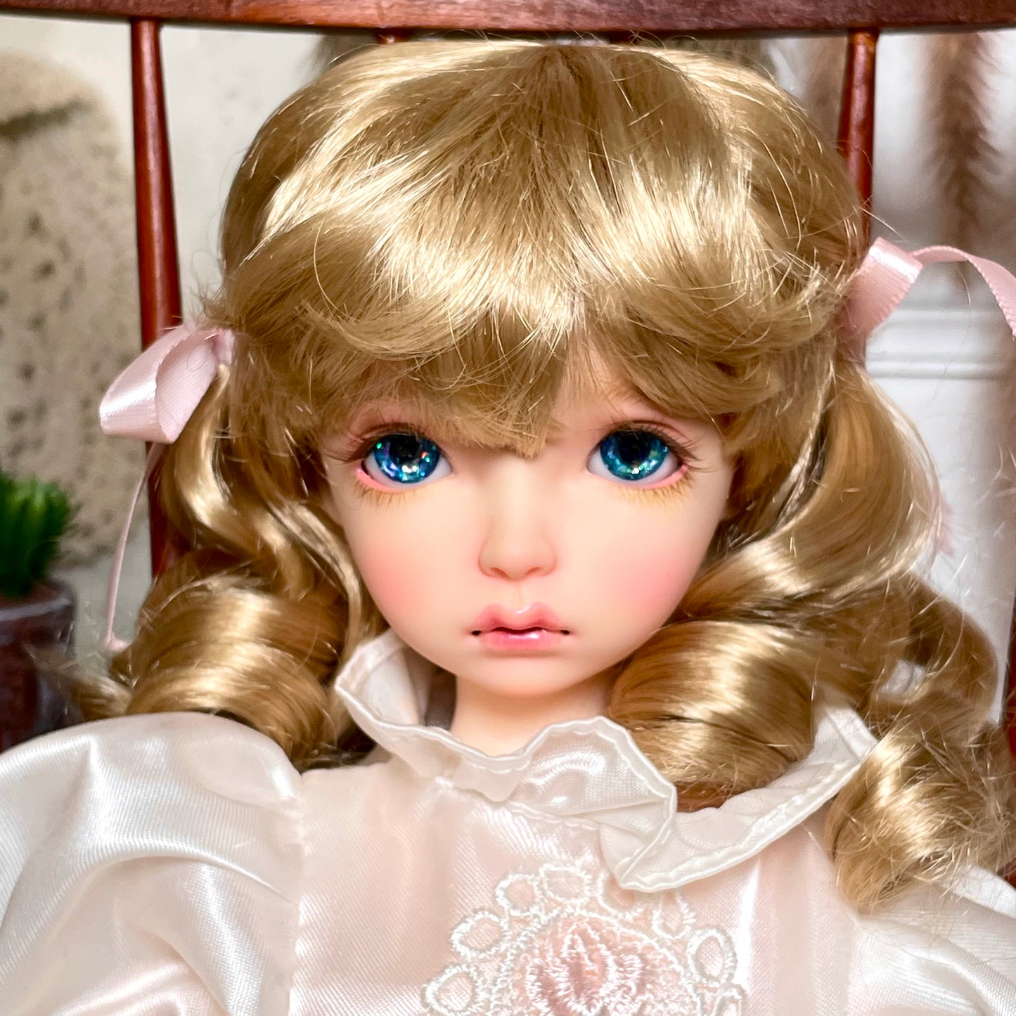 【Dear My Lady】半樹脂閃眼 海洋寶藏 深黑瞳 閃鑽 / 14mm BJD 3分 4分 6分 iMdaDoll AngelPhilia