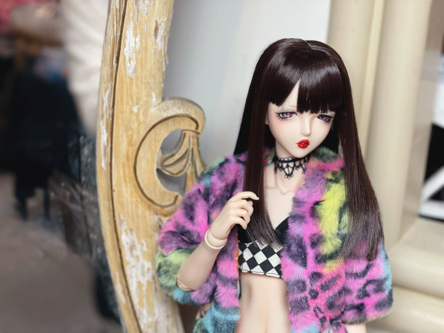 【Dear My Lady】半樹脂閃眼 紫星辰 粉愛心瞳 / 14mm BJD 3分 4分 6分 iMdaDoll AngelPhilia